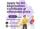 Apply for IEC Registration Certificate @ affordable price