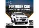 Affordable Fortuner Car Rental in Jaipur