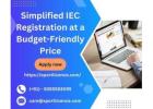 Simplified IEC Registration at a Budget-Friendly Price