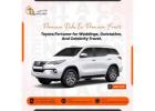 Toyota Fortuner Car Hire Jaipur: Fortuner On Rent for Outstation