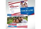 Election Campaign Postcard Design | Customised Post Card For Political Campaign