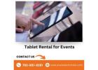 Tablet Rental Services for Interactive Event Experiences