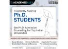 PhD admissions in india