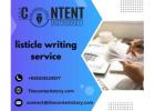 Top-Quality Listicle Writing Service | The Content Story