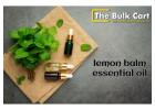 Affordable Lemon Balm Essential Oil for Bulk Buyers – The Bulk Cart