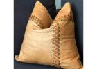 Boho Eclectica Leather Cushions: Classic Comfort and Style