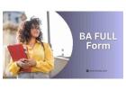 BA Full Form and Its Significance