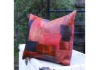 Handcrafted Leather Cushions | Boho Eclectica Collection