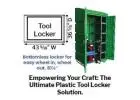 Durable & Space-Saving Single Tier Plastic Lockers