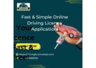 Fast & Simple Online Driving Licence Application!