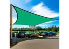 TRINQET 5x6mt Large Garden Sails | Sun Shade Net for Car