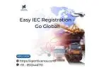 Easy IEC Registration – Go Global