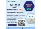 Buy MTP Kit Online with Credit Card at $65 - Legal, Safe & Discreet