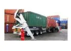 Used container trailers, chassis, second hand side loader