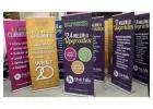 Custom Retractable Signs for Events & Stores
