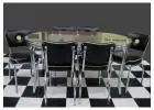 Convert your retro-styled 1950s Leaf tables for kitchen into a 21st-century design