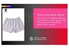 Elevate Your Essentials with White Linen Boxer Shorts from Luft Boxers