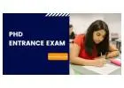 PhD Entrance Exam: Step Into Research with Confidence
