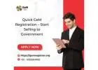 Quick GeM Registration – Start Selling to Government