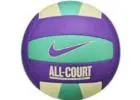 Beach Volleyball Ball Nike ALL COURT VOLLEYBALL N1009072506 506 Purple Leatherette-qubyk USA