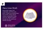 Experience All-Day Ease with Mens Linen Briefs from Luft Boxers