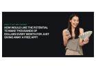 STOP: Yes, Even You Can Make $$$ Every Day -- Chance of a Lifetime