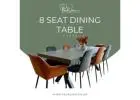 8 seat dining table