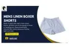 Mens Linen Boxer Shorts – Relaxed Fit with Cool Comfort