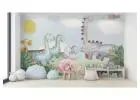 Adorable Dinosaur Nursery Wallpaper for Little Explorers