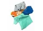 Coloured T Shirt Rag 1kg Pack for Cleaning