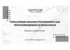 Unterschiede zwischen Privatdetektiv und Wirtschaftsdetektei in Deutschland