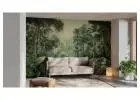 Interior Design Inspiration Using Forest Wallpaper for Walls