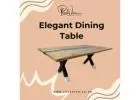 elegant dining table
