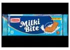 milk with biscuits