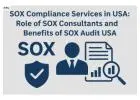 Sox consultants in USA | Sox compliance services in USA