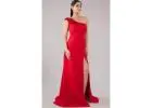 off the shoulder gown
