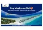 Get your eSIM for Maldives with eSIM Cards – No roaming, fast setup & eco-friendly travel
