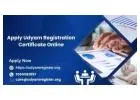 Apply Udyam Registration Certificate Online