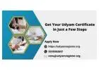 Get Your Udyam Certificate in Just a Few Steps