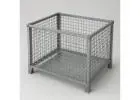 Heavy-Duty Metal Wire Mesh Container For Industrial Storage