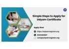 Simple Steps to Apply for Udyam Certificate