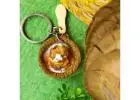Aloo Tikki Miniature Keychain – Mini Food Keychain | Fake Food Keychain
