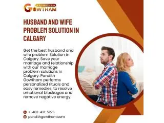 Effective Husband and Wife Problem Solution in Calgary Effective Husband and Wife Problem Solution in Calgary