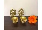 Buy Traditional Brass Diya Online for Pooja | Yathashilpam