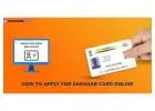 Easy way to apply Aadhaar Card Online