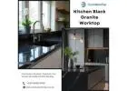 Kitchen Black Granite Worktop | +44 020 83685555 | DialAWorkTop