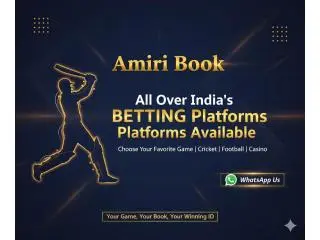Get the Best Online Betting ID with Amiri Book Get the Best Online Betting ID with Amiri Book