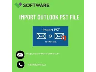 Import Outlook PST File Easily with vSoftware Tool Import Outlook PST File Easily with vSoftware Tool