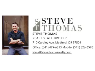 Experience the Best in Medford Real Estate with Steve Thomas Experience the Best in Medford Real Estate with Steve Thomas