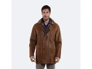 Luxe sheepskin warmth and style in a shearling coat mens Luxe sheepskin warmth and style in a shearling coat mens